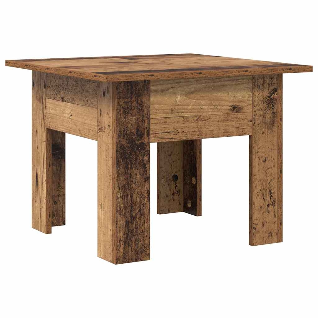 vidaXL Couchtisch Altholz 55 x 55 x 42 cm Holzwerkstoff Image