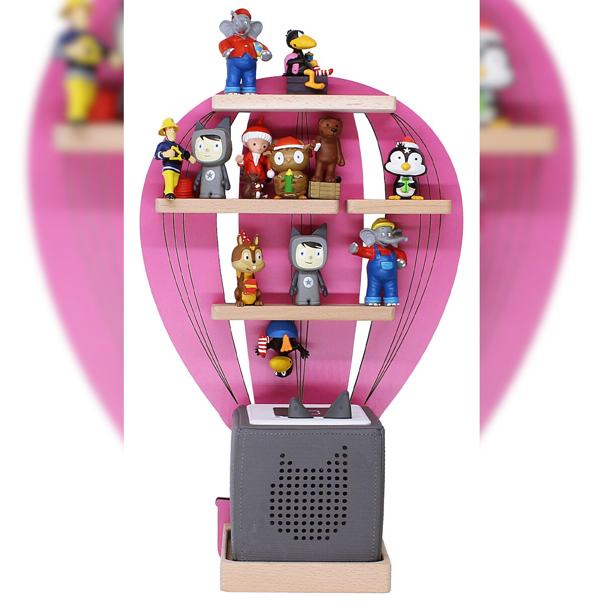 VCM Wandregal BOARTI Regal Pink H. 48 x B. 30 x T. 19 cm Image