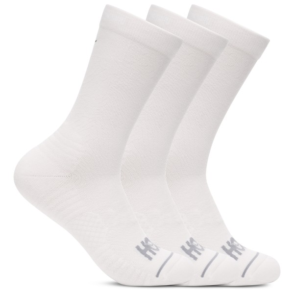 HOKA - Crew Run Sock 3-Pack - Laufsocken Unisex M | EU 38-42 weiß