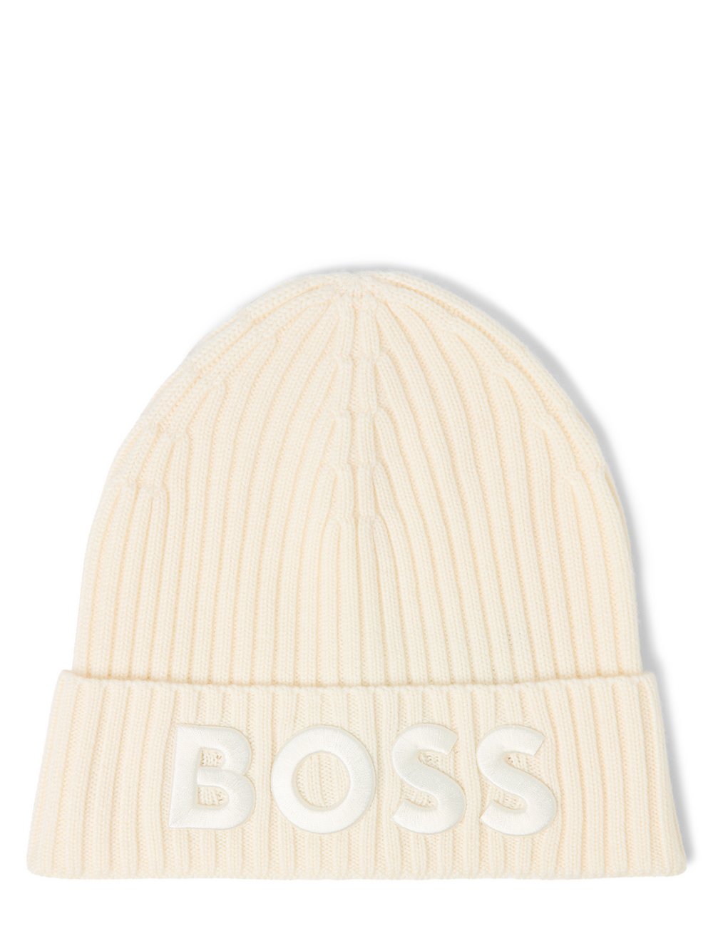 BOSS Strickmütze aus Schurwolle Damen vanille, ONE SIZE Image