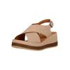 Sandale CLARKS "Kassanda", Damen, Gr. 37, beige, Schuhe, mit bequemem geformtem Fußbett