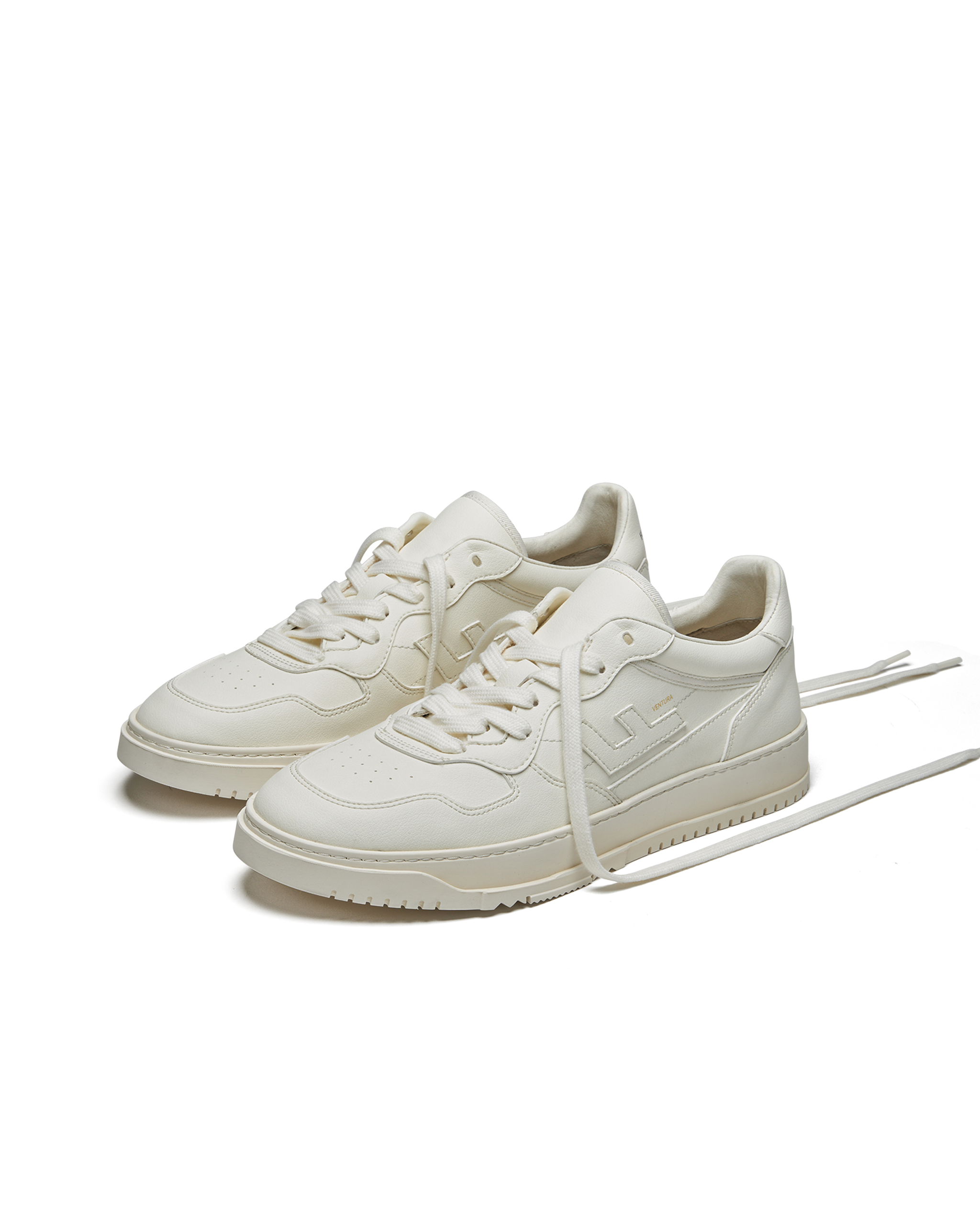 Sneaker FLAMINGOS LIFE "VENTURA", Damen, Gr. 43, weiß (clean weiß), Textil, Schuhe Sneaker