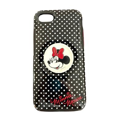 Disney Cell Phones & Accessories | Euc Disney World Iphone Se Hard Case With Popsocket | Color: Black/Red | Size: Os