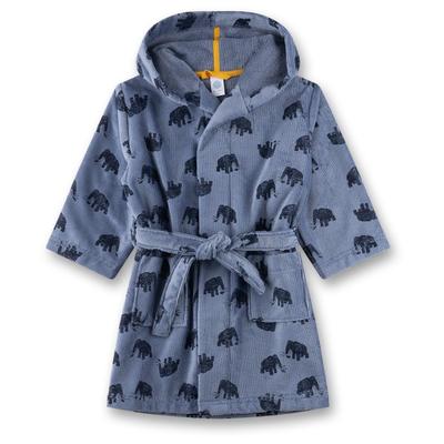 Sanetta - Kid's Bathrobe 233584 - Bademantel Gr 140 blau/grau Image