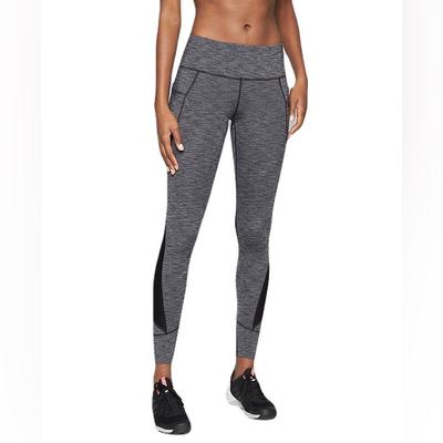 Athleta Pants & Jumpsuits | Athletes Relay Tight 2.0 Black Heather Women’s Small Petite | Color: Black/Gray | Size: Sp