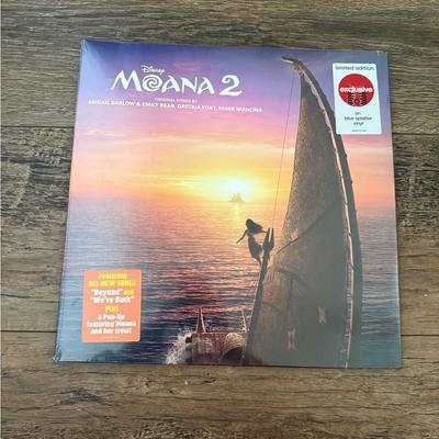 Disney Other | Disney Moana 2 Vinyl Soundtrack Limited Edition (Sealed) | Color: Blue/Orange | Size: Os