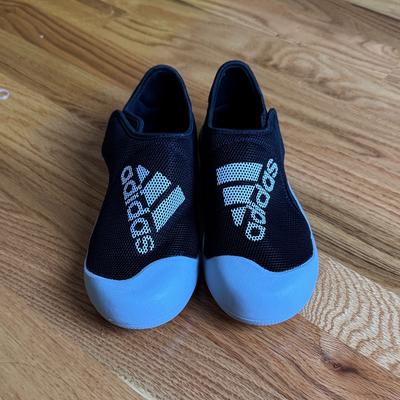 Adidas Shoes | Brand New! Adidas Kids Black And Light Blue Water Shoes | Color: Black/Blue | Size: 1b