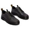 Schnürschuh DR. MARTENS "Reeder WYOMING", Herren, Gr. 45, grau (dunkelgrau), Leder, casual, Schuhe, Freizeitschuh, Halbschuh, Schnürschuh mit typischer Kontrastnaht