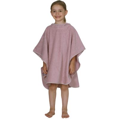 Badeponcho WÖRNER "Uni", lila (erika), L:60cm, Frottier, Hausmäntel, maschinenwaschbar, trocknergeeignet Image