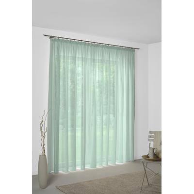 Vorhang WIRTH "Sunday", grün (mint), B:142cm H:285cm, Baumwolle, Polyester, Gardinen, nach Maß Image