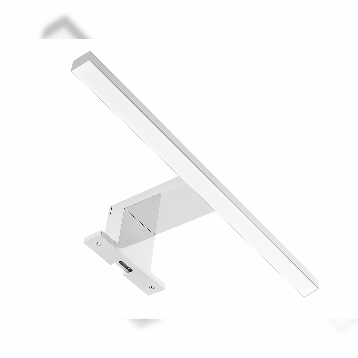 VCM Badmöbel Spiegel Blino Silber H. 5 x B. 30 x T. 10 cm Image