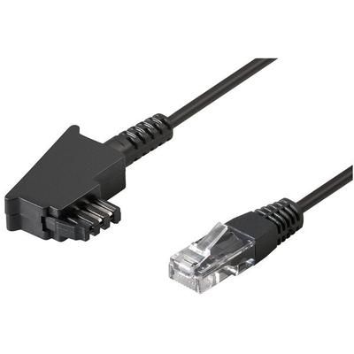 goobay DSL-Kabel TAE-F/RJ-45 schwarz 15.0 m