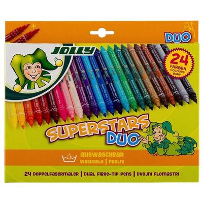 JOLLY 24er-Pack Doppelfasermaler »SUPERSTARS DUO« Image