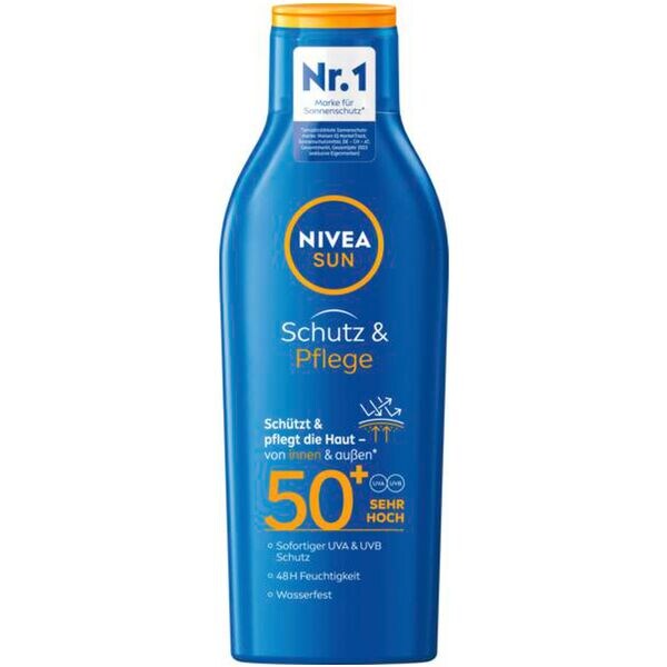 NIVEA SUN Sonnenmilch »Schutz & Pflege LSF 50+« 200 ml Image
