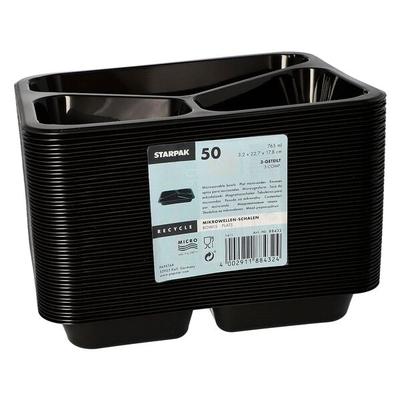 STARPAK 50 Einweg-Menüschalen 0.765 L, 22.7x3.2x17.8 cm Image