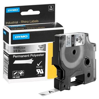 Dymo Beschriftungsband »RHINO 18485« 9 mm x 5,5 m schwarz, 0.9 cm Image