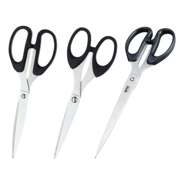 OTTO Office 3-tlg. Scheren-Set 15 / 20 / 25 cm silber Image