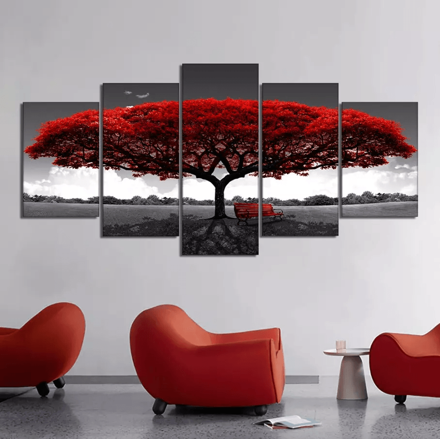 Landscape Canvas Wall Art Set, Modern Living Room Decor Paintings Landscape Canvas Wall Art Set, Modern Living Room Decor Paintings