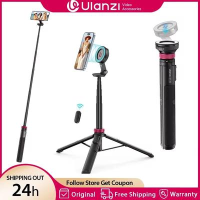Ulanzi MT84 Magsafe Tripod Selfie Stick With Bluetooth Remote And 1.53 Meter Extension For IPhone And Vlogging Ulanzi MT84 Magsafe Tripod Selfie Stick With Bluetooth Remote And 1.53 Meter Extension For IPhone And Vlogging