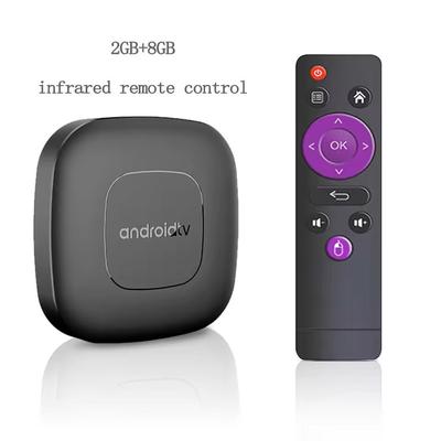 Android 13 Smart Home Theater TV Box With Google Assistant And Dual Band WiFi t1 2g8g Ir Remote