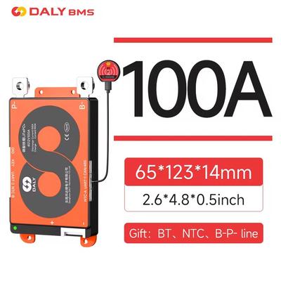 Daly Smart LiFePO4 BMS 4 To 16S 100A With Bluetooth UART And CANBUS lifepo4 3.2v 16s 48v 100a Bt Rs485can K