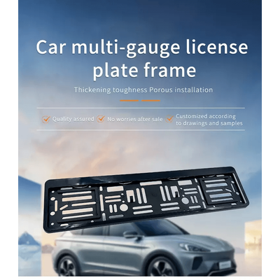 EU Universal Car License Plate Holder Frame, Fits German, UK, GE, Russian Number Plates EU Universal Car License Plate Holder Frame, Fits German, UK, GE, Russian Number Plates