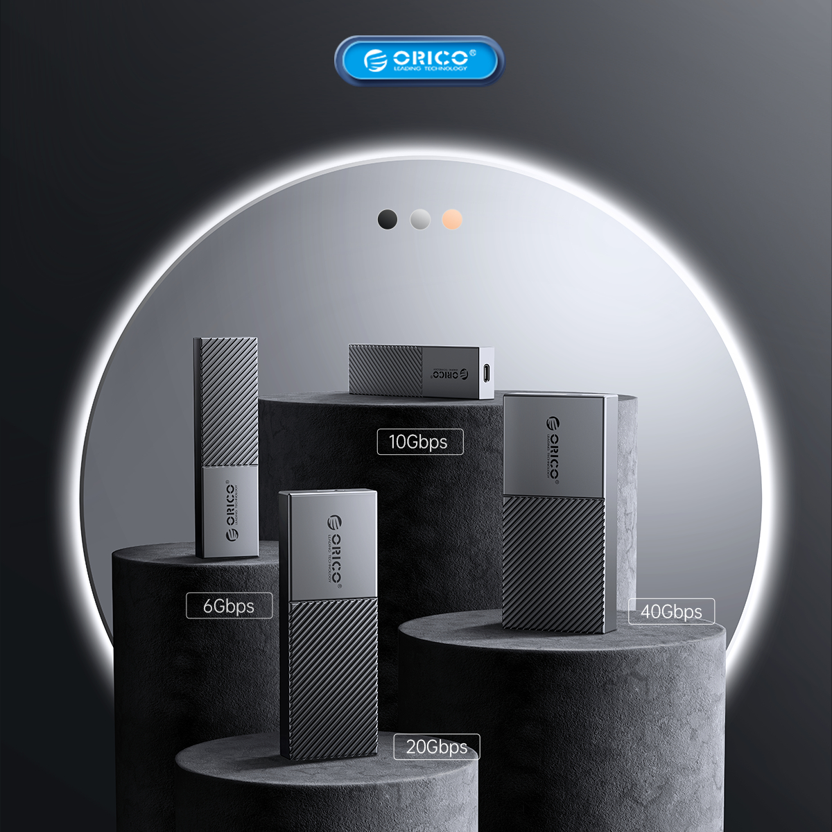 40Gbps M.2 SSD Enclosure, USB4 NVMe Aluminum Case, Thunderbolt 3 4 & USB C Compatible For Ultra Fast Data Transfer 40gbps silver