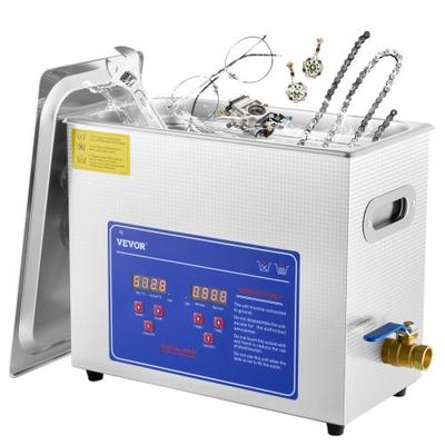 6L 110V Ultrasonic Cleaning Machine, Professional Heated Cleaner For Watch Instruments, Jewelry & Industrial Parts 6L 110V Ultrasonic Cleaning Machine, Professional Heated Cleaner For Watch Instruments, Jewelry & Industrial Parts
