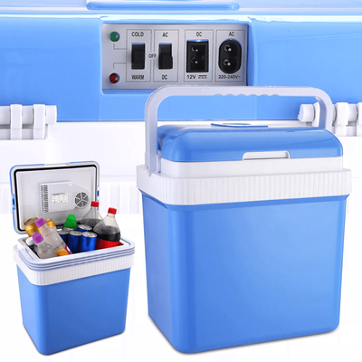 Portable Car Cooler Refrigerator, Travel Fridge & Warmer With Handle For Camping, Road Trips, SUV Portable Car Cooler Refrigerator, Travel Fridge & Warmer With Handle For Camping, Road Trips, SUV