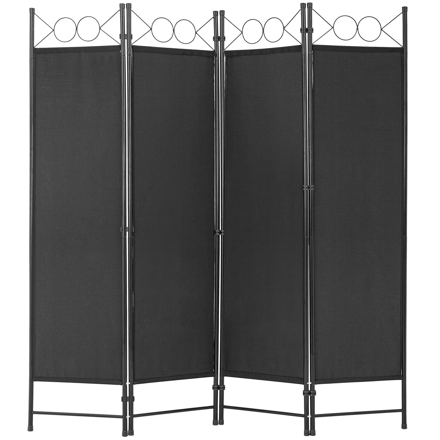 Panel Room Divider 6FT Steel Frame Folding Privacy Divider, Freestanding Screen For Bedroom, Office & Living Room Panel Room Divider 6FT Steel Frame Folding Privacy Divider, Freestanding Screen For Bedroom, Office & Living Room
