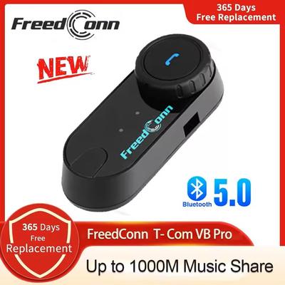 Freedconn T Com VB Bluetooth Motorcycle Helmet Intercom With FM Radio And Music Sharing Freedconn T Com VB Bluetooth Motorcycle Helmet Intercom With FM Radio And Music Sharing