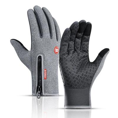 Unisex Waterproof Touch Screen Winter Gloves Perfect Gift For Men & Women Gray M