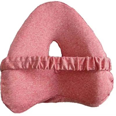 Ergonomic Memory Foam Knee Pillow For Side Sleepers pink