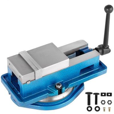 Vise, High Precision Bench Clamp Vise With 360 Swiveling Base, Ductile Iron Mill Vise For Drilling & Milling Machines Vise, High Precision Bench Clamp Vise With 360 Swiveling Base, Ductile Iron Mill Vise For Drilling & Milling Machines