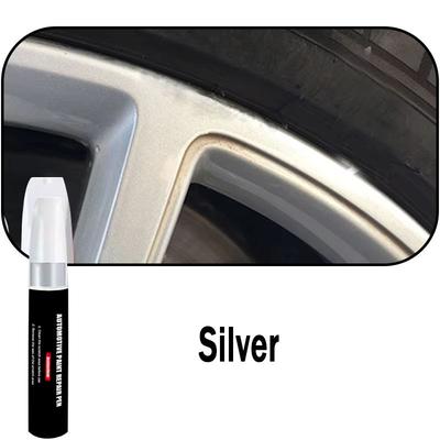 Car Wheel Touch Up Paint Pen Quick Fix For Scratches & Chips Automotive Paint silver