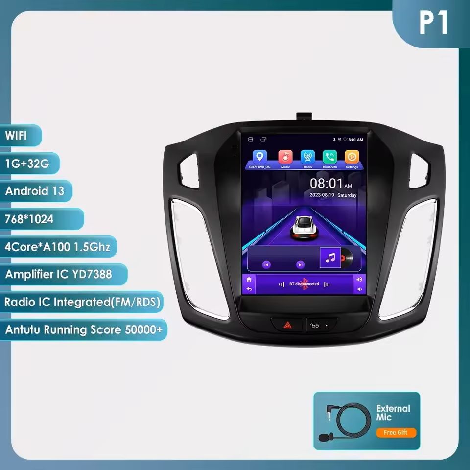 Carplay Android 13 Touchscreen Stereo GPS Multimedia Player For Ford Focus MK3 20112019 p1 4 core 1g+32g