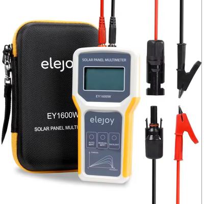 Solar Panel MPPT Tester With Digital Multimeter For Photovoltaic System Diagnostics ey1600w