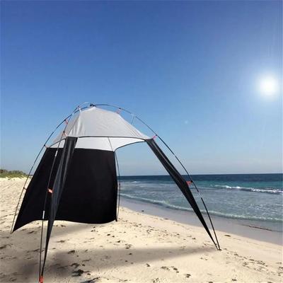 Premium Camping Canopy Tent Waterproof Beach Shelter Sun Shade For Outdoor Fishing & Picnic Travel black