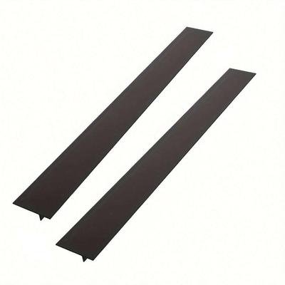 Premium Silicone Gap Strip Kitchen Gas Stove Sealing Strip For Anti Oil & Anti Stain Protection 2pcs Black