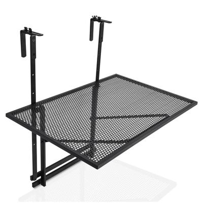Adjustable Railing Folding Table With Height Levels, Foldable Balcony Table For Small Spaces, Gardening, Or Study Use Adjustable Railing Folding Table With Height Levels, Foldable Balcony Table For Small Spaces, Gardening, Or Study Use