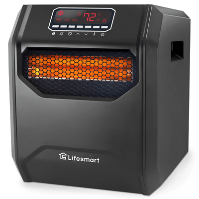 LifeSmart LifePro Element Infrared Large Room Space Heater With Remote, Powerful, Energy Efficient Heating Solution LifeSmart LifePro Element Infrared Large Room Space Heater With Remote, Powerful, Energy Efficient Heating Solution