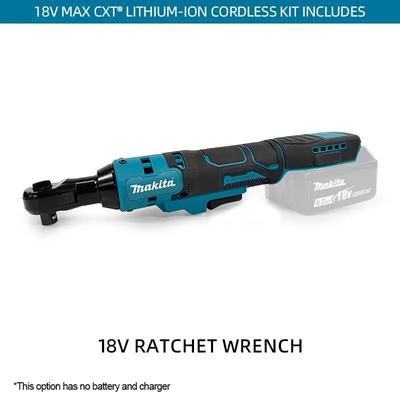 High Torque 18V Brushless Right Angle Ratchet Wrench Compact Power Tool no Battery 13mm