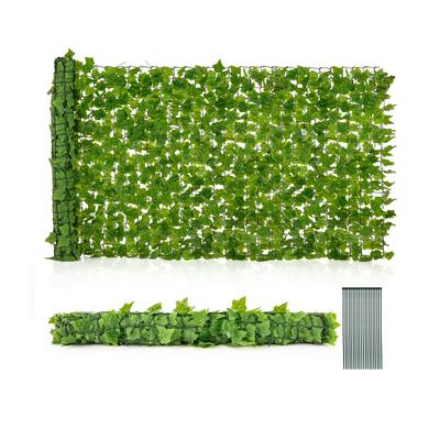 Artificial Ivy Privacy Fence With Faux Ivy Vines Covering, Lush Green Decorative Fence For Garden, Balcony, Or Backyard Artificial Ivy Privacy Fence With Faux Ivy Vines Covering, Lush Green Decorative Fence For Garden, Balcony, Or Backyard
