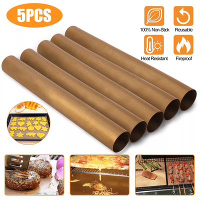 Copper Grill Mats Baking Non Stick BBQ Pad, Reusable Cooking Oven Sheet Liner For Grills, Stoves, And Ovens, Food Grade Copper Grill Mats Baking Non Stick BBQ Pad, Reusable Cooking Oven Sheet Liner For Grills, Stoves, And Ovens, Food Grade