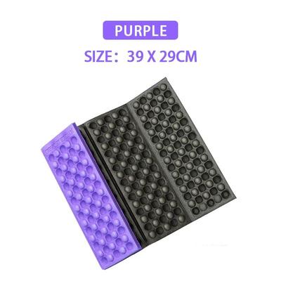 Camping Foam Pad Waterproof Foam Seat For Picnic, Hiking, Backpacking, Mountaineering, Trekking & Outdoor Stadium Bleach purple