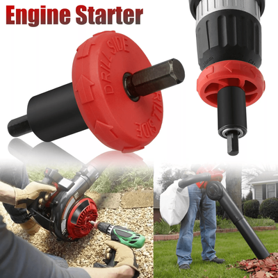 Jump Start Electric Drill Bit Adapter For Troy Bilt Trimmers, Engine Easy Starter For String Trimmers, Leaf Blowers, An Jump Start Electric Drill Bit Adapter For Troy Bilt Trimmers, Engine Easy Starter For String Trimmers, Leaf Blowers, An