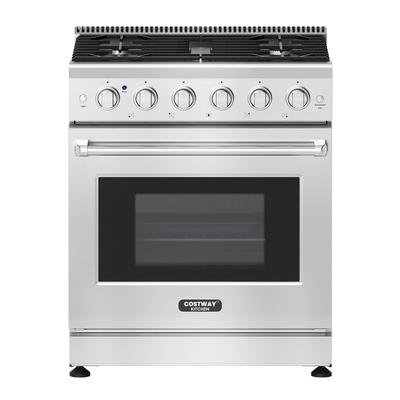 Natural Gas Range With Burners Cooktop, Freestanding Oven With Convection, Storage Drawer Natural Gas Range With Burners Cooktop, Freestanding Oven With Convection, Storage Drawer