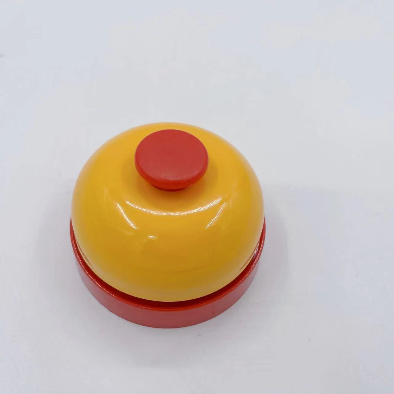 Multifunctional Hand Press Bell, Great For Noting Meals, Getting Attention & More yellow