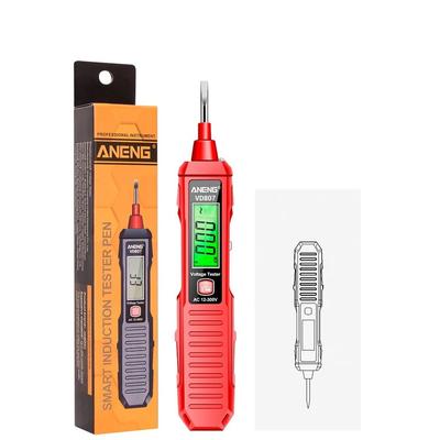Portable Smart Electric Pen Tester, One Word Induction, NCV Sensor, Non Contact Voltage Detector (12 300V AC) red