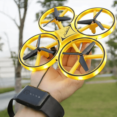 Hand Controlled Drone With LED Lights & Gesture Control Hand Controlled Drone With LED Lights & Gesture Control